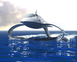 Illustration for article titled Uber Hydrofoil Design Concept Aims to Replace Business Jets